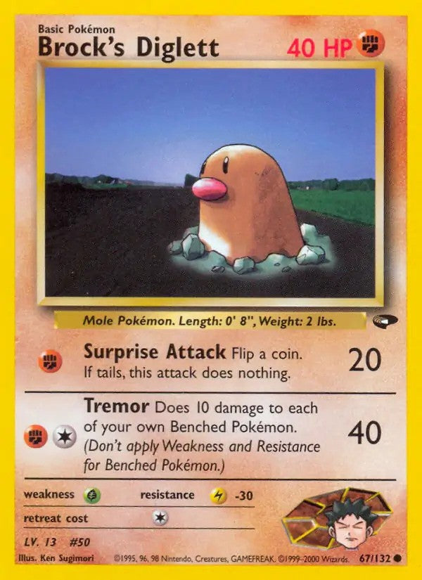 Brock's Diglett Unlimited (67/132) - [Gym Challenge]