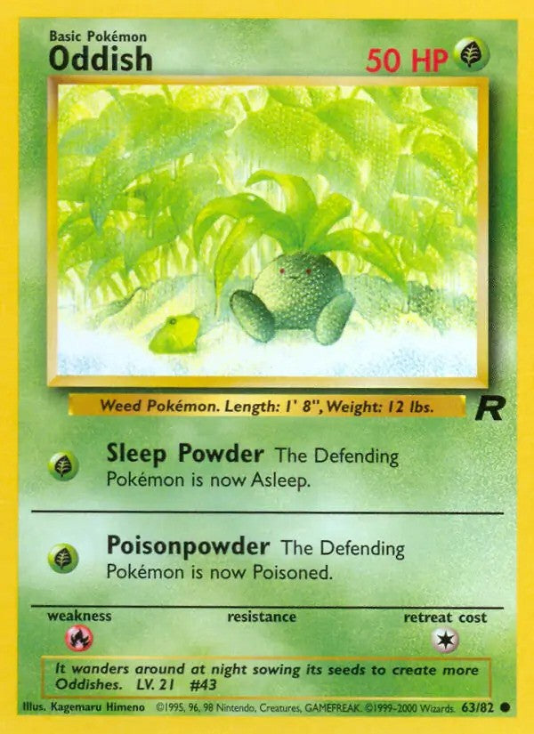 Oddish Unlimited (63/82) - [Team Rocket]