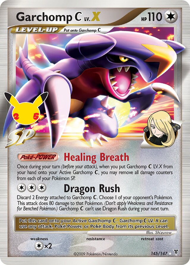 Garchomp C LV.X (145/147) - [Celebrations: 25th Anniversary]