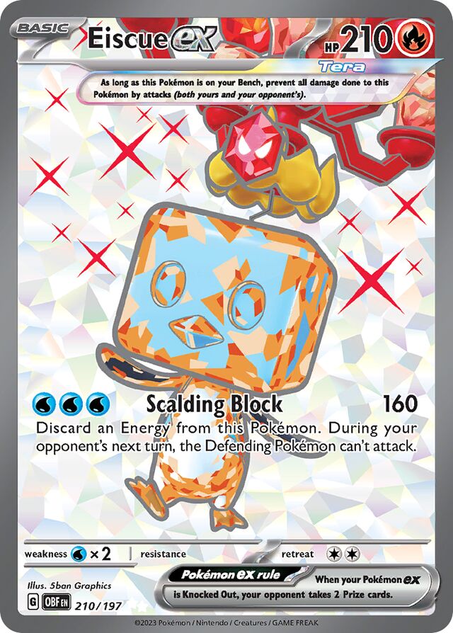 Eiscue ex (210/197) - [Obsidian Flames]