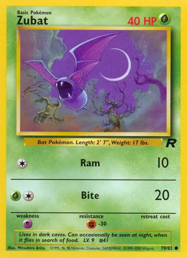 Zubat Unlimited (70/82) - [Team Rocket]