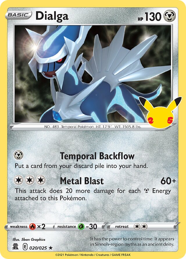Dialga (020/025) - [Celebrations: 25th Anniversary]