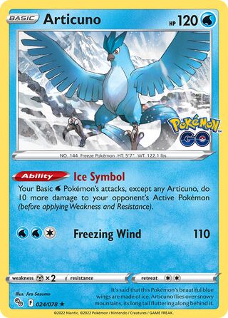 Articuno (024/078) - [Pokémon Go!]