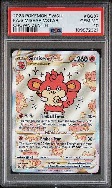 Simisear VSTAR (GG37/GG70) PSA 10 - [Graded]