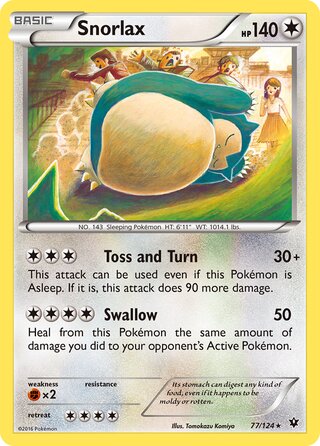 Snorlax (77/124) - [Fates Collide]