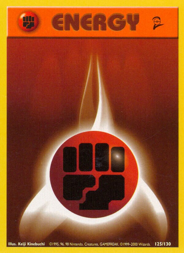 Fighting Energy (125/130) - [Base Set 2]