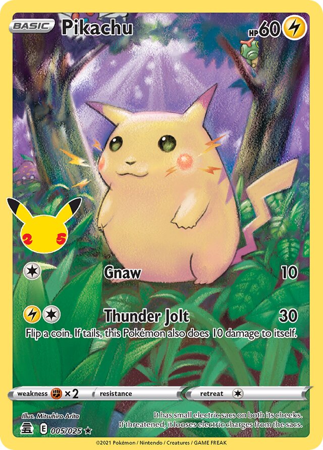 Pikachu (005/025) - [Celebrations: 25th Anniversary]