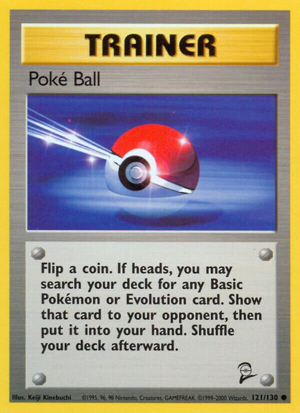 Poké Ball (121/130) - [Base Set 2]