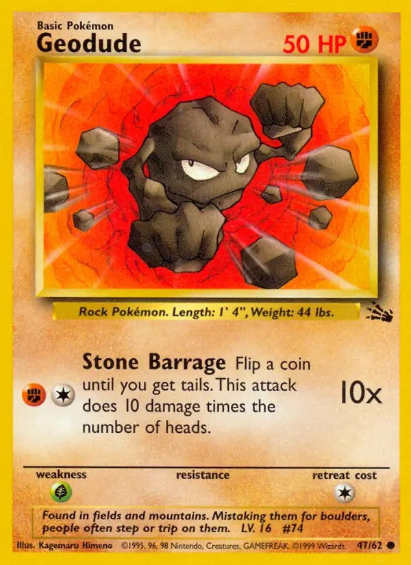 Geodude Unlimited (47/62) - [Fossil]