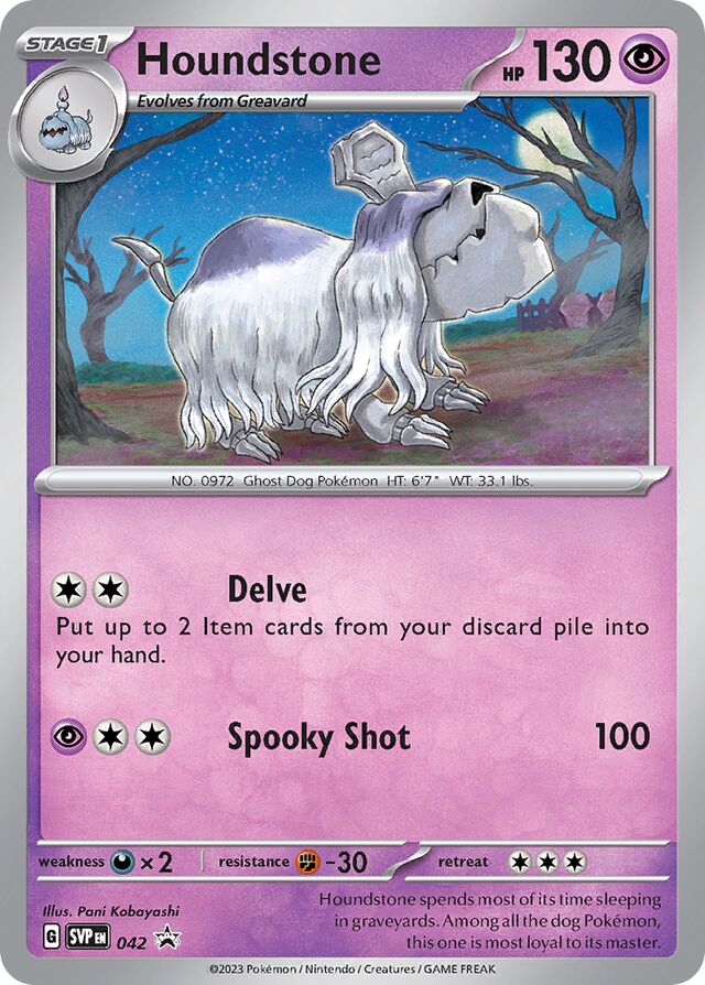Houndstone (042) - [Scarlet & Violet Promos]