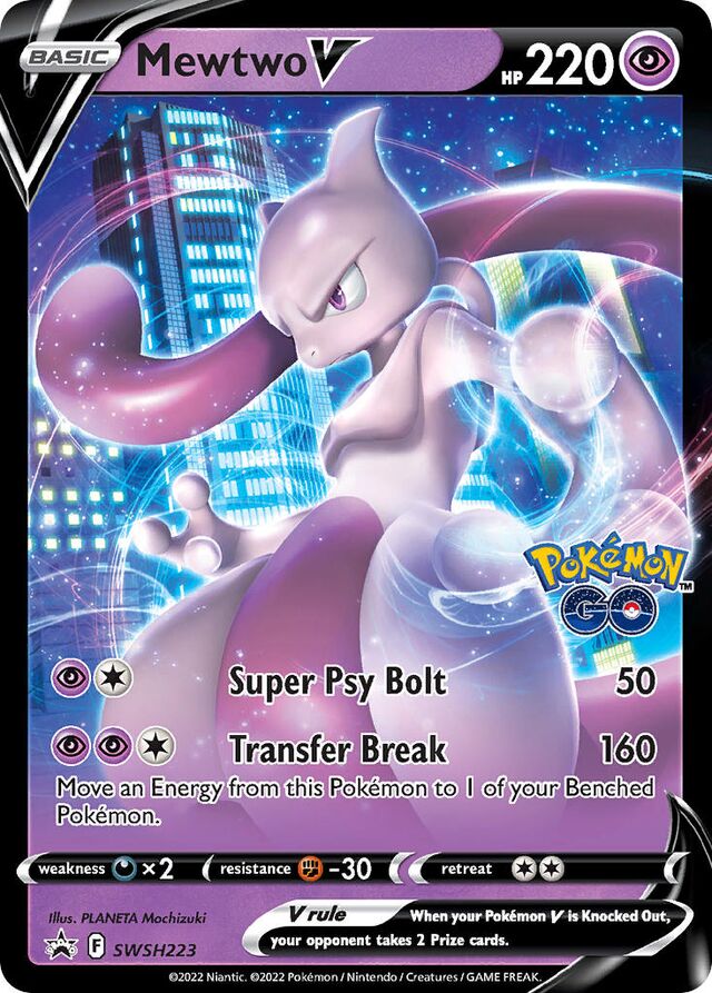 Mewtwo V (SWSH 223) - [Sword & Shield Promos]