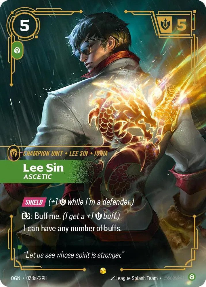 Lee Sin - Ascetic (078a/298) - [Origins]