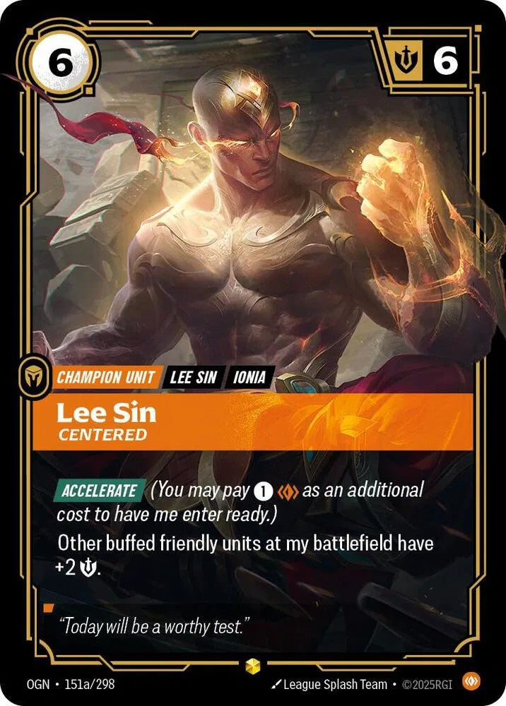 Lee Sin - Centered (151a/298) - [Origins]