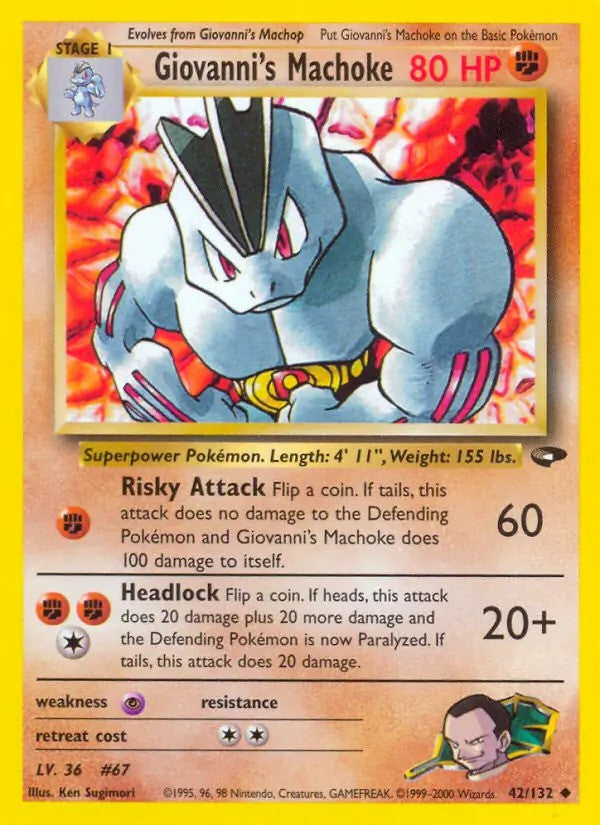 Giovanni's Machoke Unlimited (42/132) - [Gym Challenge]