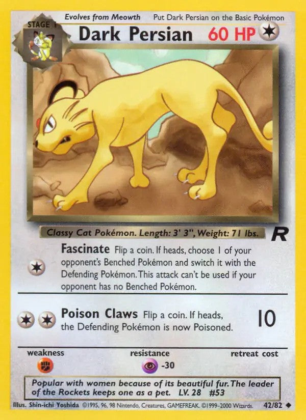 Dark Persian Unlimited (42/82) - [Team Rocket]