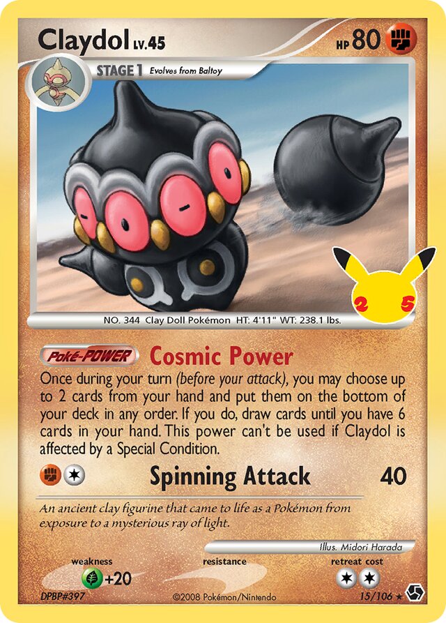 Claydol (15/106) - [Celebrations: 25th Anniversary]