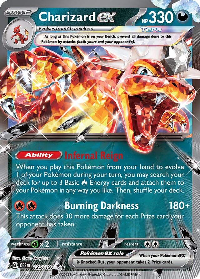 Charizard ex (125/197) - [Obsidian Flames]
