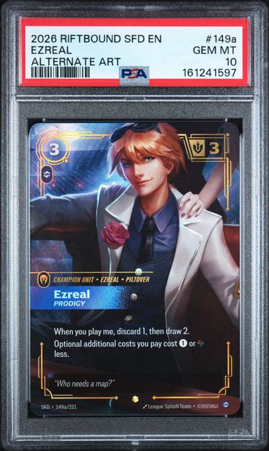Ezreal - Prodigy (149a/221) PSA 10 - [Riftbound Graded]
