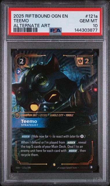 Teemo (121a/298) PSA 10 - [Riftbound Graded]