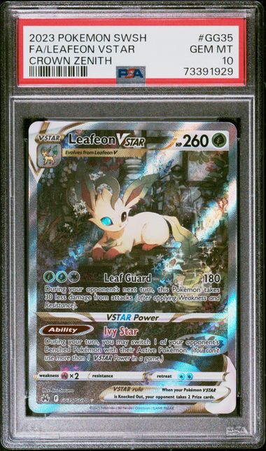 Leafeon VSTAR (GG35/GG70) PSA 10 - [Graded]