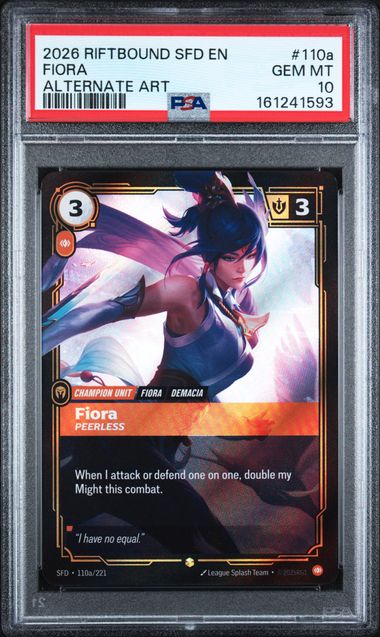 Fiora - Peerless (110a/221) PSA 10 - [Riftbound Graded]