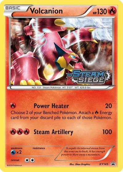 Volcanion Prerelease (XY145) - [XY Promos]