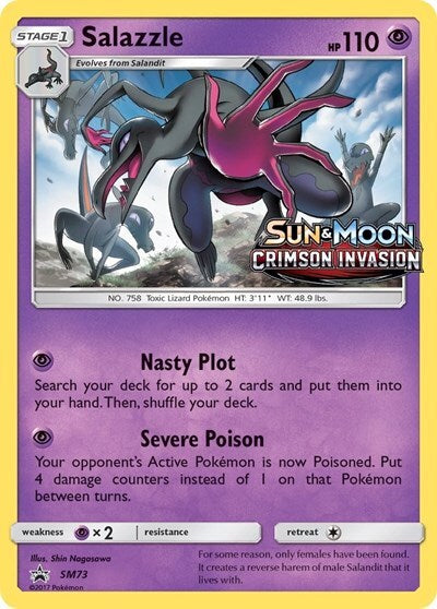 Salazzle Prerelease (SM73) - [Sun & Moon Promos]