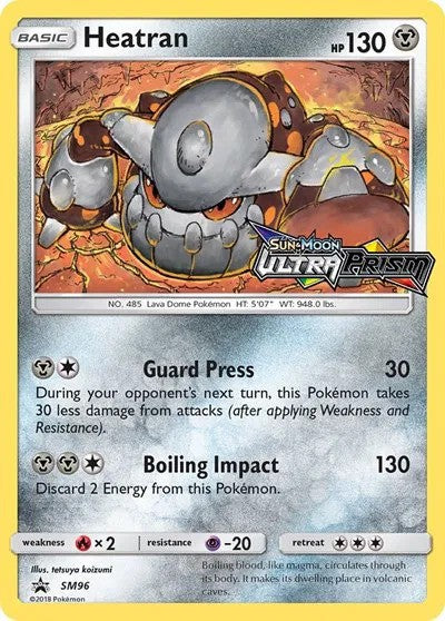 Heatran Prerelease (SM96) - [Sun & Moon Promos]