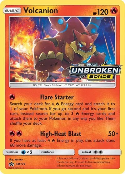 Volcanion Prerelease (SM179) - [Sun & Moon Promos]