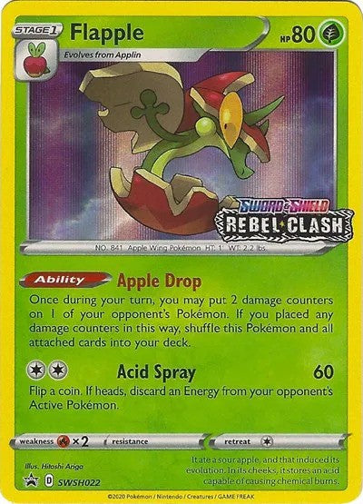 Flapple Prerelease (SWSH022) - [Sword & Shield Promos]