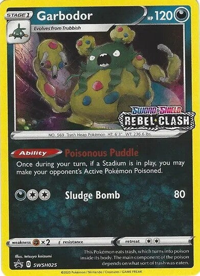 Garbodor Prerelease (SWSH025) - [Sword & Shield Promos]