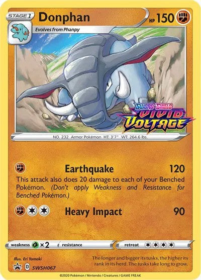 Donphan Prerelease (SWSH067) - [Sword & Shield Promos]