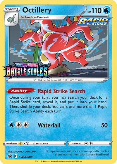 Octillery Prerelease (SWSH089) - [Sword & Shield Promos]