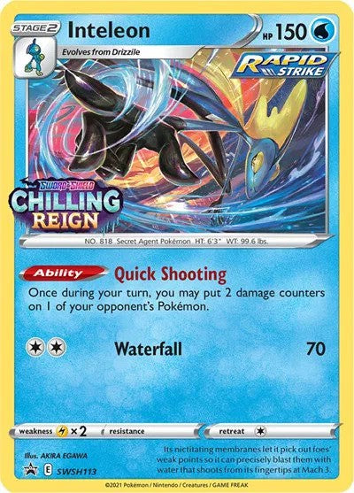 Inteleon Prerelease (SWSH113) - [Sword & Shield Promos]