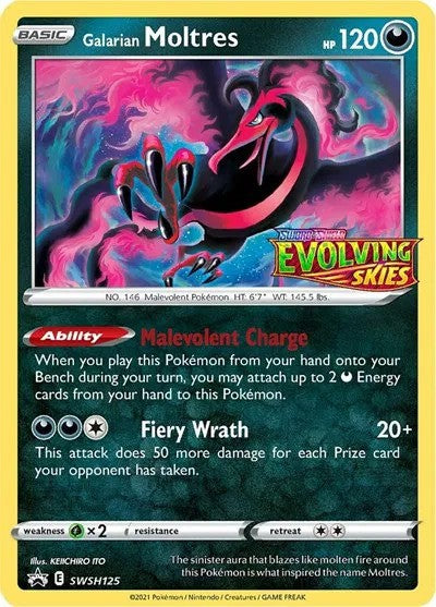 Galarian Moltres Prerelease (SWSH125) - [Sword & Shield Promos]