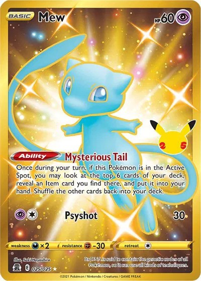 Mew (025/025) - [Celebrations: 25th Anniversary]