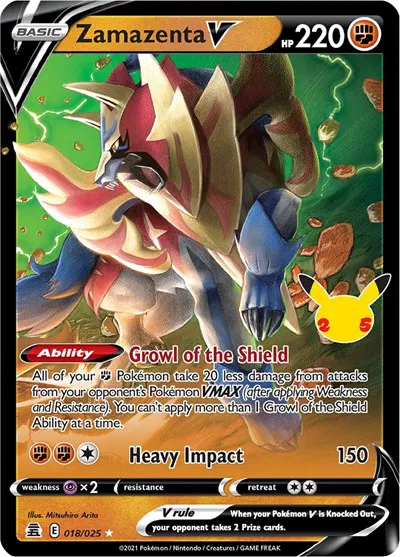 Zamazenta V (018/025) - [Celebrations: 25th Anniversary]