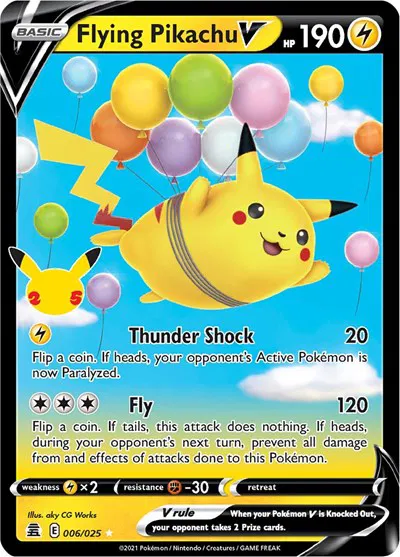 Flying Pikachu V (006/025) - [Celebrations: 25th Anniversary]