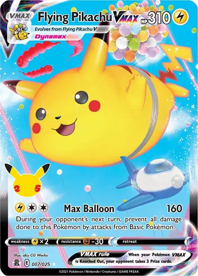 Flying Pikachu VMAX (007/025) - [Celebrations: 25th Anniversary]