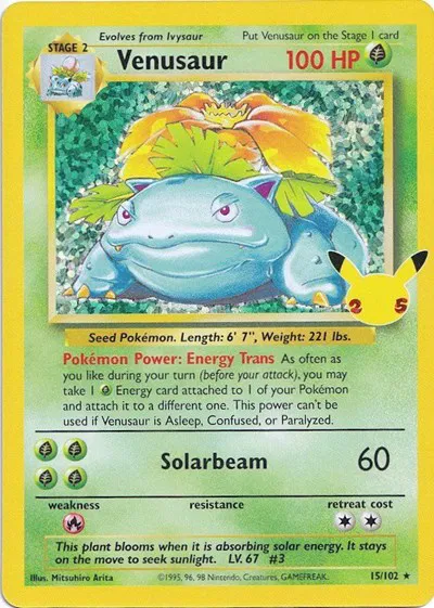 Venusaur (15/102) - [Celebrations: 25th Anniversary]