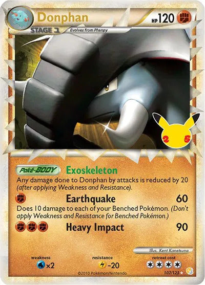 Donphan (107/123) - [Celebrations: 25th Anniversary]