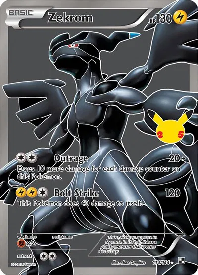 Zekrom (114/114) - [Celebrations: 25th Anniversary]