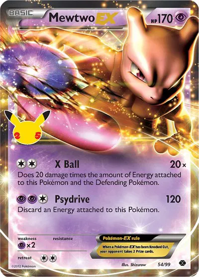 Mewtwo EX (54/99) - [Celebrations: 25th Anniversary]