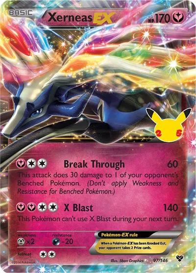 Xerneas EX (97/146) - [Celebrations: 25th Anniversary]