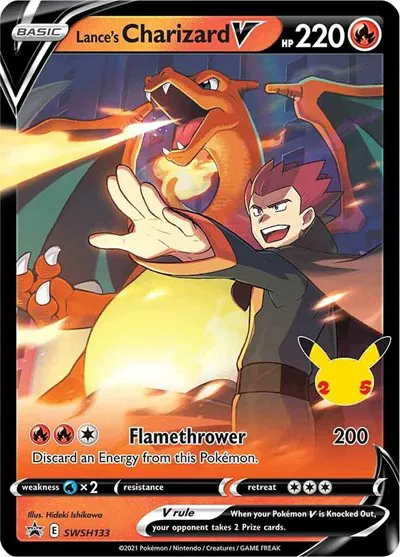 Lance's Charizard V (SWSH133) - [Sword & Shield Promos]
