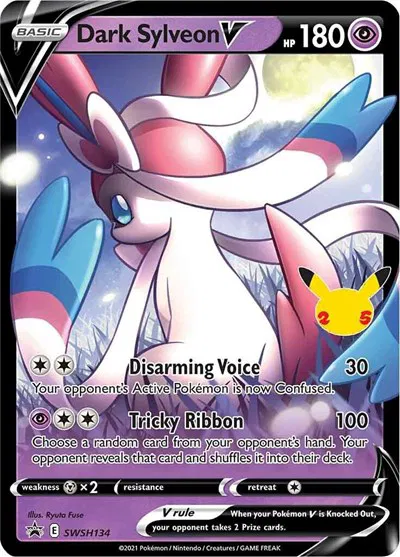 Dark Sylveon V (SWSH134) - [Sword & Shield Promos]