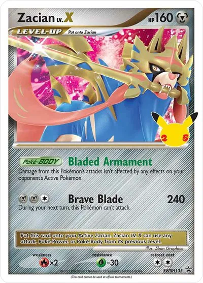Zacian LV. X (SWSH135) - [Sword & Shield Promos]