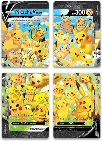 Pikachu V-Union Full Set (SWSH139-SWSH142) - [Sword & Shield Promos]