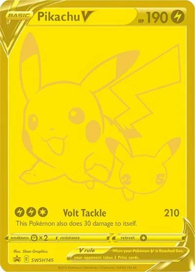 Pikachu V (SWSH145) - [Sword & Shield Promos]
