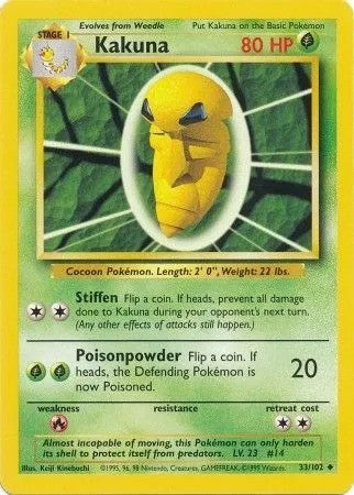 Kakuna Unlimited (33/102) - [Base Set]